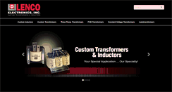 Desktop Screenshot of lenco-elect.com